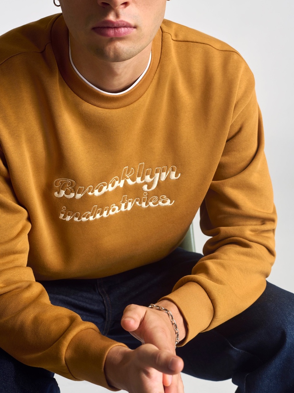 Brooklyn Industries Men's Spice Crewneck Sweatshirt Size XXL